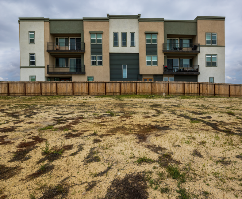Contemporary residential apartment building